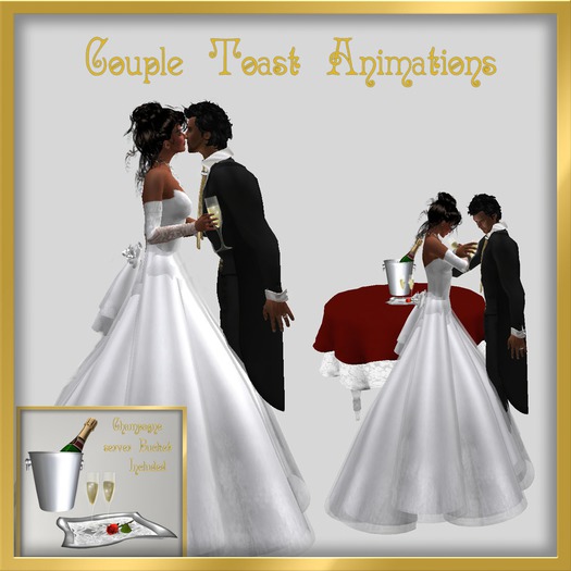 Wedding Couple Toast Animations