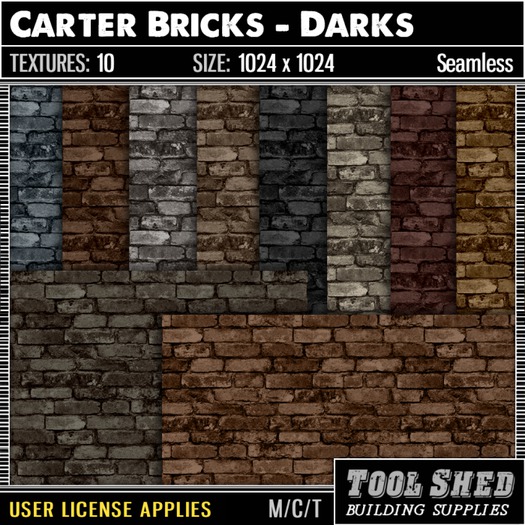 Tool Shed - Carter Bricks - Darks