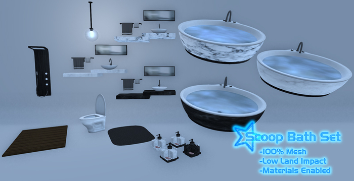 *SQ* Scoop Bath Set