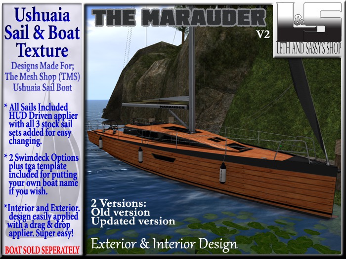 L&S - Ushuaia Marauder Sail & Boat Texture Appliers