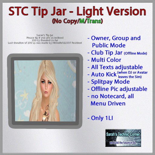 STC Club / DJ TipJar - Light [Transfer]