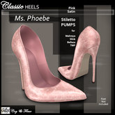 C&F Phoebe Classic Heels, Maitreya, Slink, Belleza & TMP - Pink Satin