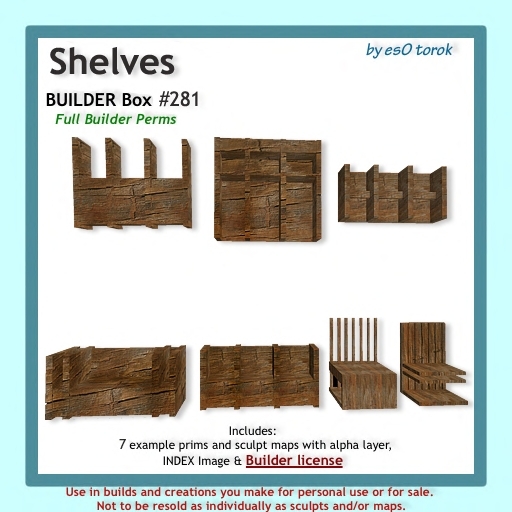 Shelves Builder Box 281