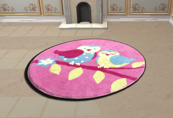 HHVET Victoriana - Cute Birds Rug