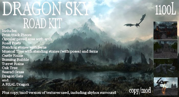 Dragon Sky Road Kit with Bonus Landscaping