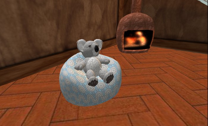 Tiny Chair For Tiny Aviatars (Baby Blue)