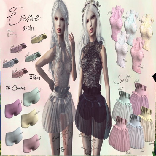 .SALT - EMME PANTIES - BLUE [T)