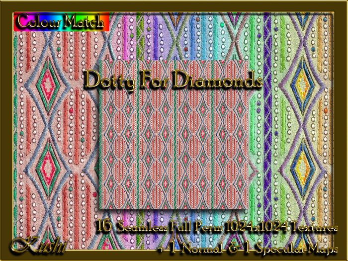 !Kushi! DottyForDiamonds Textures -WEAR TO UNPACK