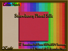 !Kushi! StrawberryFloralSILK Textures -WEAR TO UNPACK
