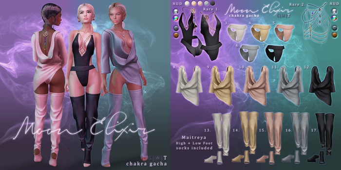 Moon Elixir - Chakra - 2 - Maitreya - Bodychain - RARE