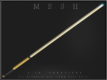T-3D Creations [ Billiards Cue Stick ] Micro and Regular MESH - Full Perm -