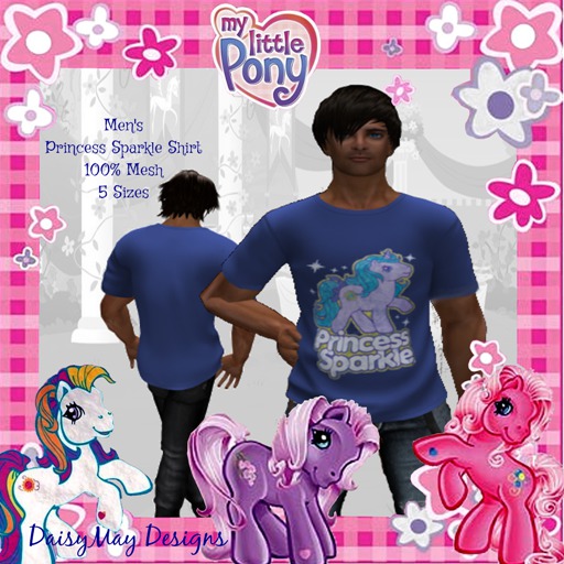 DM-Mens Princess Sparkle Tee Box