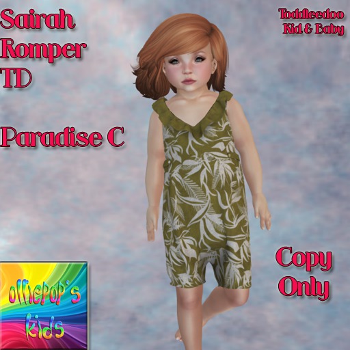 Sairah Romper TD Paradise C ~OpK~ Boxed