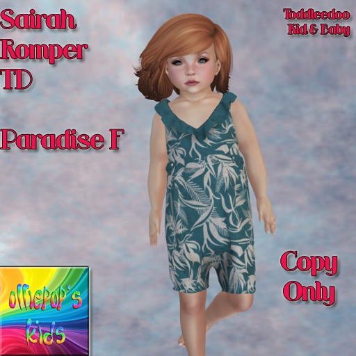 Sairah Romper TD Paradise F ~OpK~ Boxed