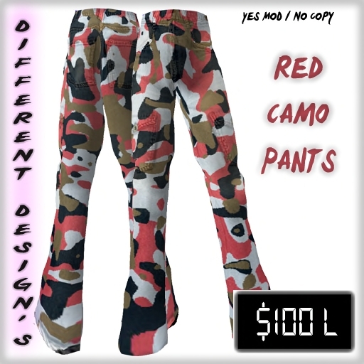 Red Camo Pants