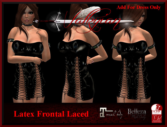 ~Valkyrian~Latex Frontal Laced Mini (BOXED)