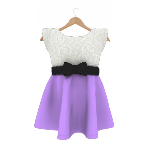 *~. Cute Baby .~* Satin Dress - Purple