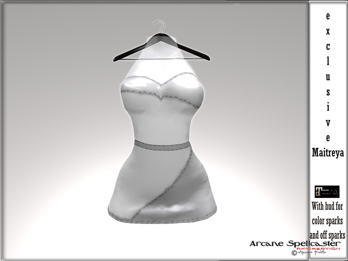 bag dress Grisy white W/H *Arcane Spellcastare*Ak-Creations