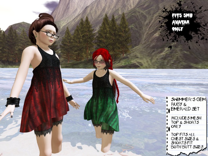 Swimmer's Gem Ruby & Emerald for smb
