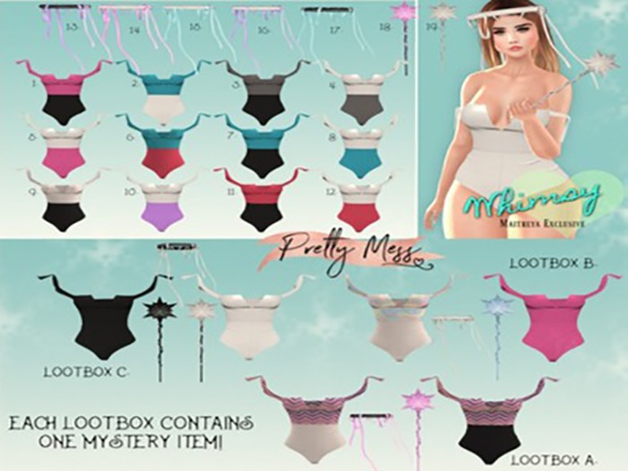 PM - Fairy Bodysuit 3 GRAY BLACK