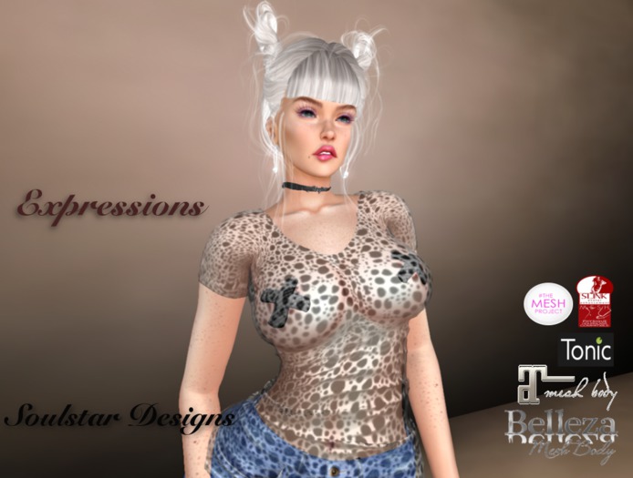 Expressions T Sheer Leopard