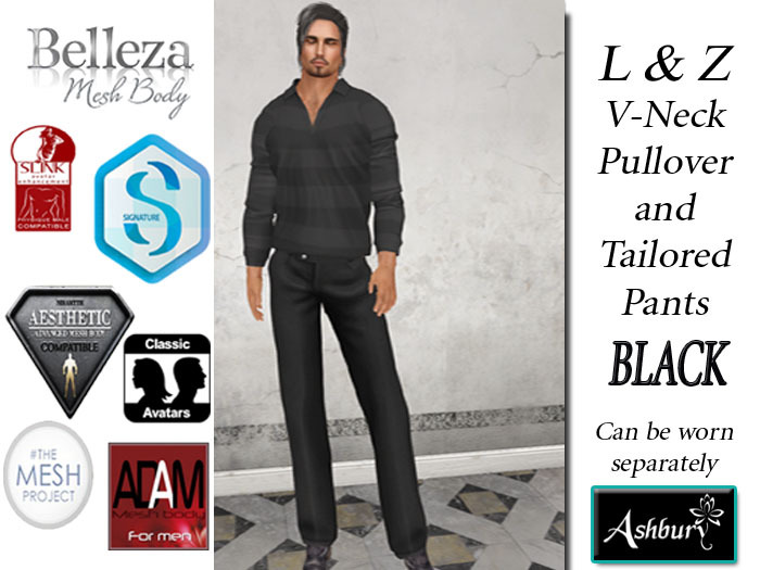 [ASHBURY] L & Z-BLACK