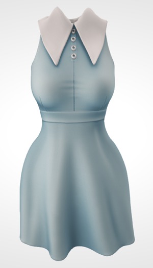 Kaithleen's Uptown Dress - Sky