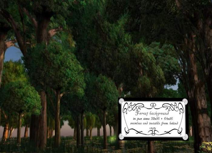 Forest screen - seamless - six sizes - updated