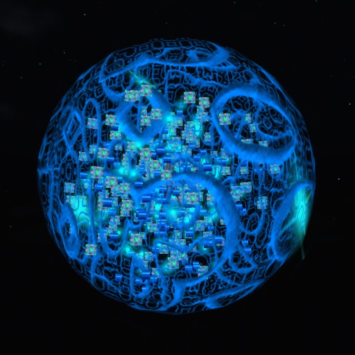 MARILION BURST BLUE ~ WEARABLE LIGHT EFFECT