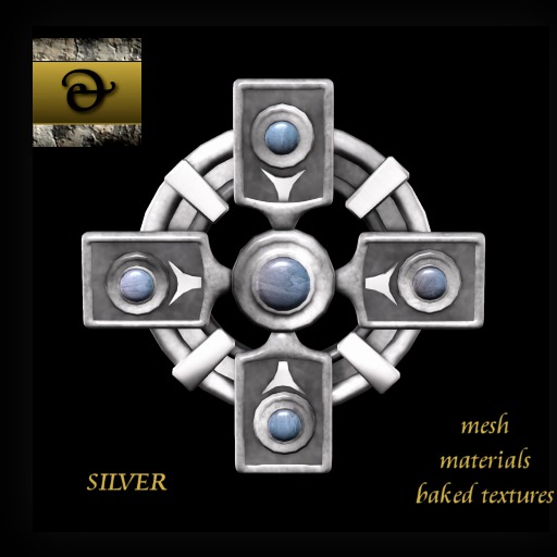 Cross Earrings Silver