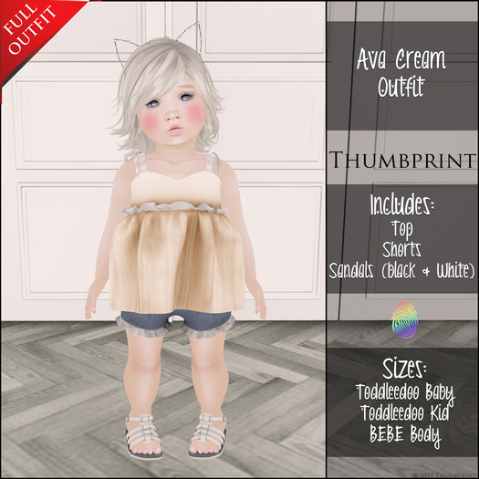Thumbprint Ava Set Cream