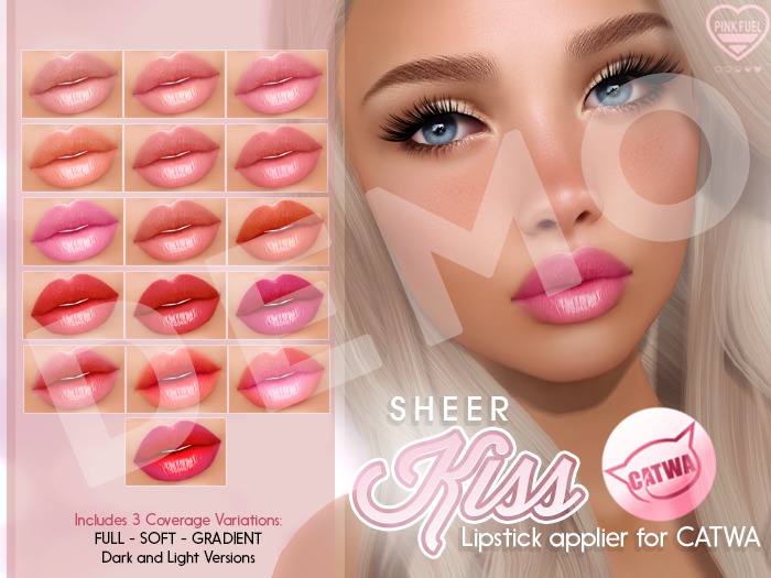 [PF] CATWA LIPSTICK Applier - Sheer Kiss - DEMO