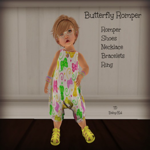 {SM}Butterfly Romper