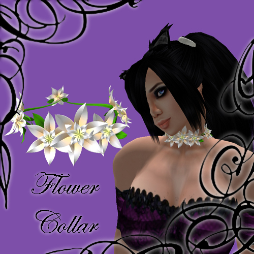 .:LT:. Orange Flower Collar