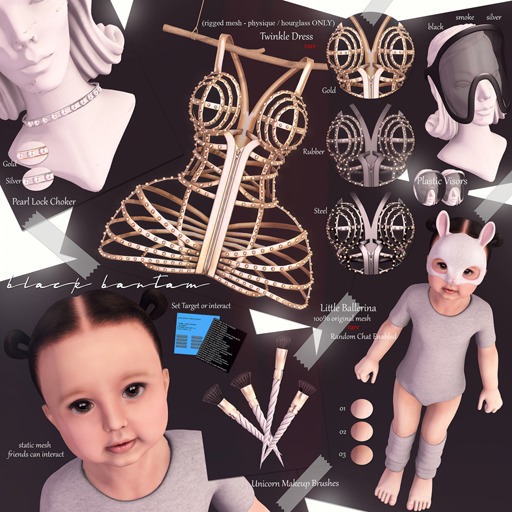 **[BB] Twinkle Dress Gold Physique RARE