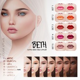 Glam Affair - Beth Lipstick  for Catwa Heads - SET 2
