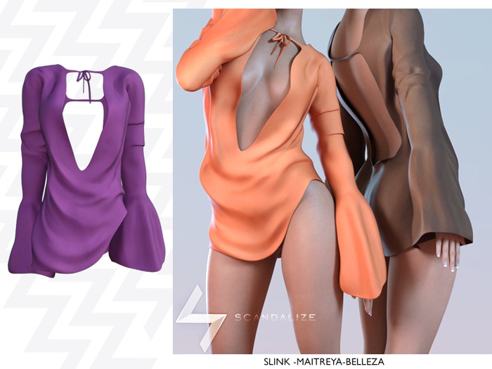 Scandalize. Aqua. Lila