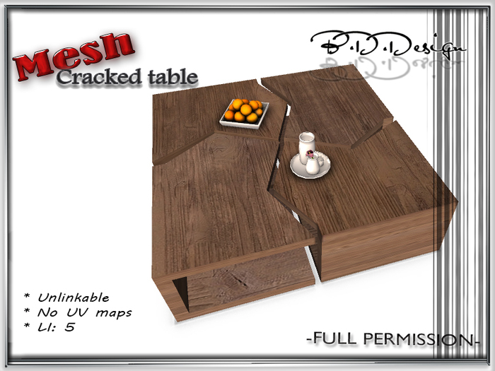 .::B.D.D::. FullPerm Mesh-Cracked table