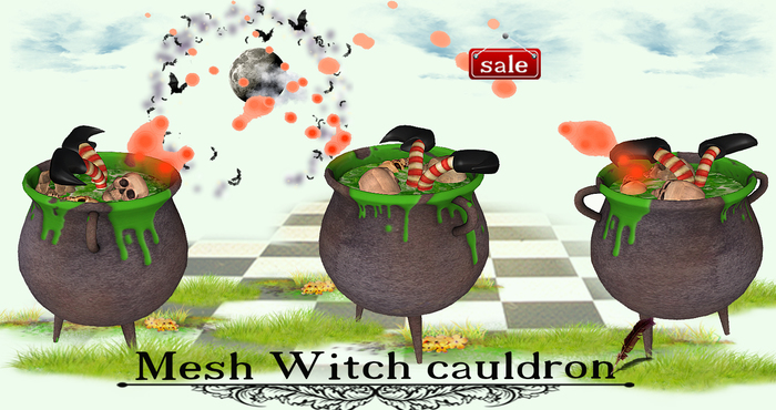 Mesh Disturbing witch cauldron v. 2(M&T)