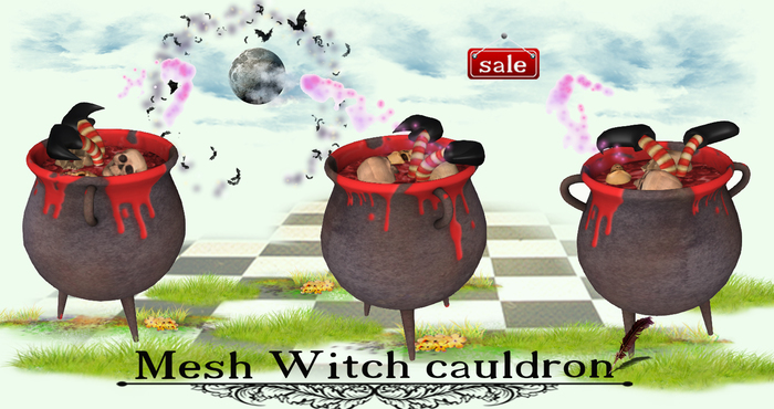 Mesh Disturbing witch cauldron v. 1(M&T)