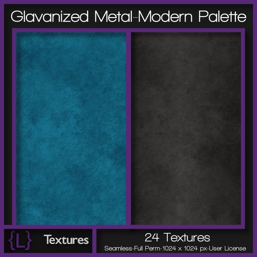 {L} Galvanized Metal-Modern Palette