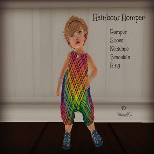 {SM}Rainbow Romper