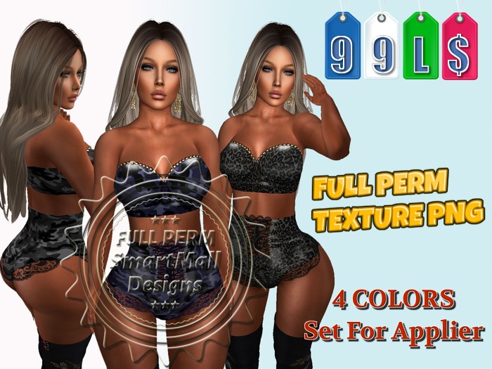 FULL PERM TEXTURE PNG Set For Applier