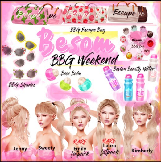 *Besom Hair#20~Jenny *Colorz*