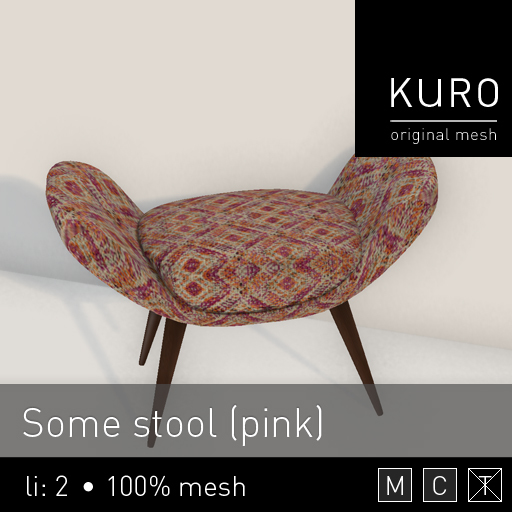 Kuro - Some stool (pink)