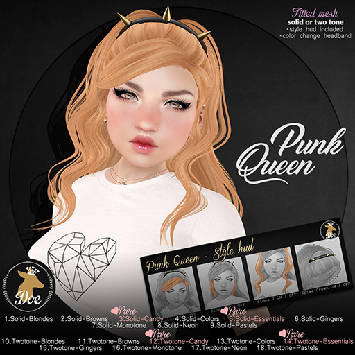 5.Doe: Punk Queen (solid) - Essentials RARE