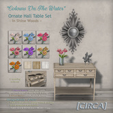 [CIRCA] - "Colours On The Water" Hall Table Set - Shine Woods