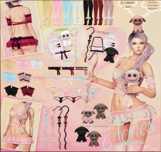 {le fil casse} Agnes Thigh Socks Maitreya Sky