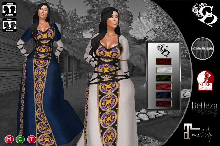 C&N Medieval dress Galadriel v1