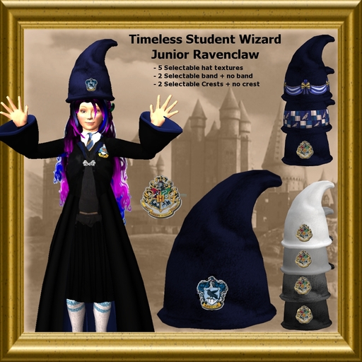 Timeless Wizard hat - Junior Student - Ravenclaw